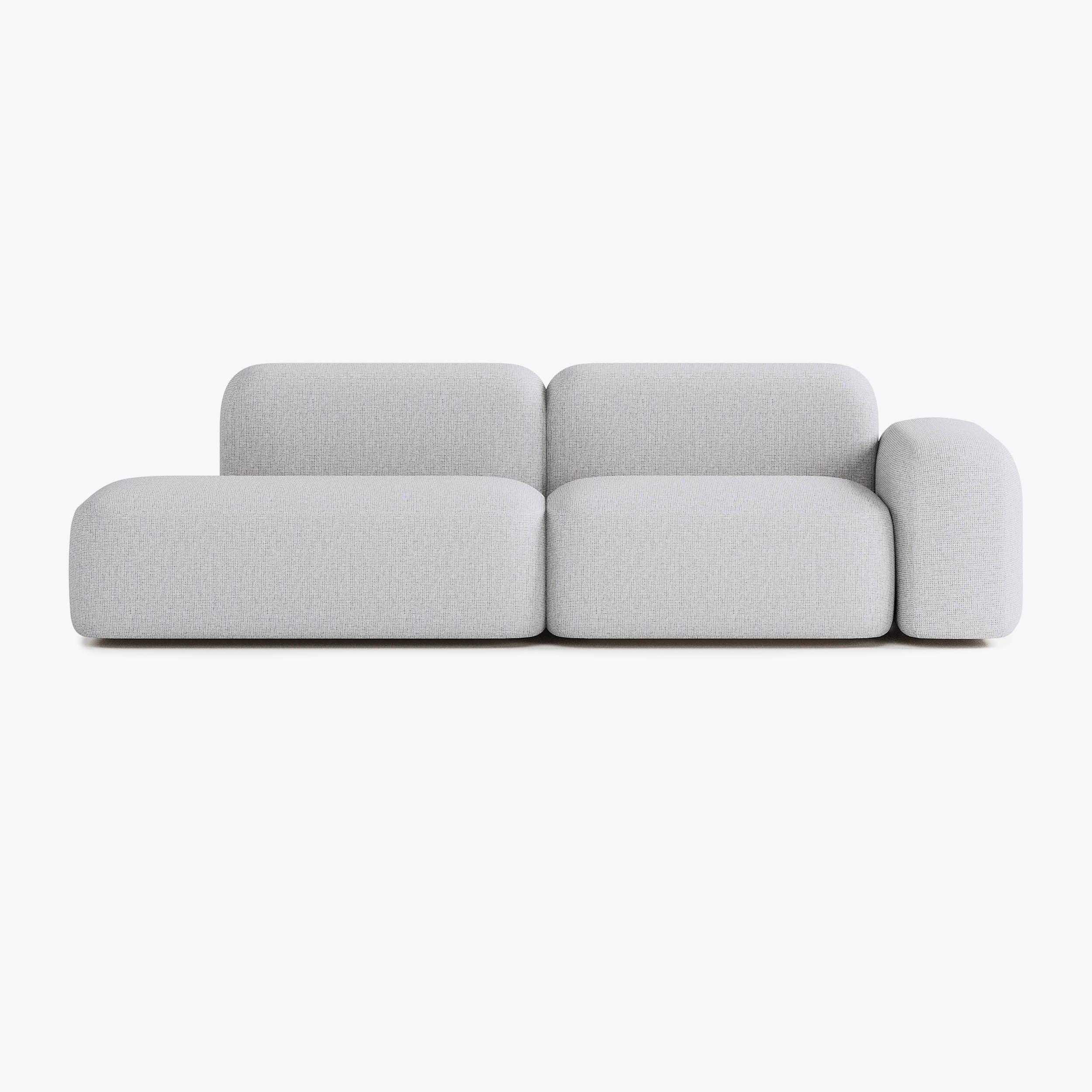 Max Sofa, Composition A9, Right Armrest, S1 Upholstery