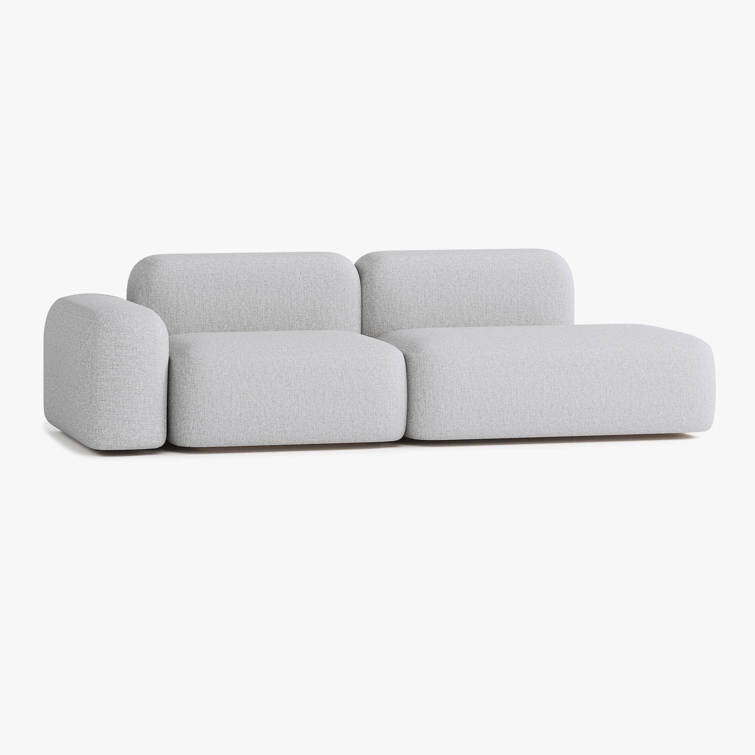 Max Sofa, Composition A9, Left Armrest, S1 Upholstery